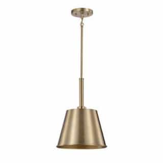 Alexis Small Pendant Fixture w/o Bulb, 120V, Burnished Brass/Gold
