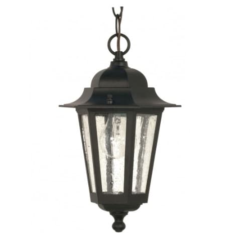Nuvo Cornerstone, 13" Hanging Lantern Light, Old Textured Black