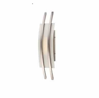 10W Trax Wall Sconce, 1 Module, Brushed Nickel, 3000K