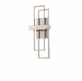 Nuvo 10W Frame LED Wall Sconce, Brushed Nickel, 3000K