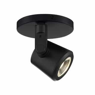 Nuvo 12W LED Barrel Taper Back Monopoint Light, 1020 lm, 120V, 3000K, Black