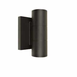 20W LED Small Wall Sconce, Up/Down, Black