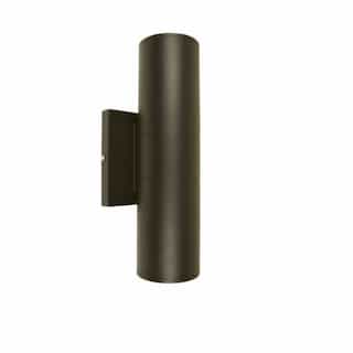 10W LED Large Wall Sconce, Up/Down, Black