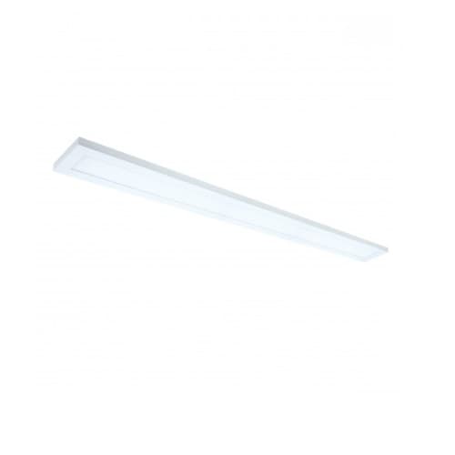 30W 5" x 3' LED Surface Mount Fixture, White