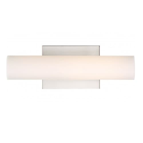 Nuvo 13W, Bend LED Small Vanity Light, Brushed Nickel Finish