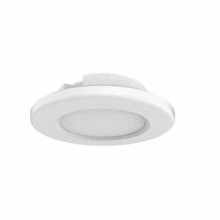 4-in 9W LED Surface Mount, Dimmable, 650 lm, 120V, 3000K, White