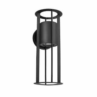 Nuvo 10W LED Continuum Wall Lantern, Small, Dimmable, 120V, Black