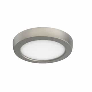 Nuvo 5-in 9W LED Blink Flush Mount, Round, 120V, CCT Selectable, Nickel