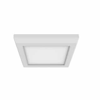 Nuvo 5-in 9W LED Blink Flush Mount, Square, 120V, CCT Selectable, White