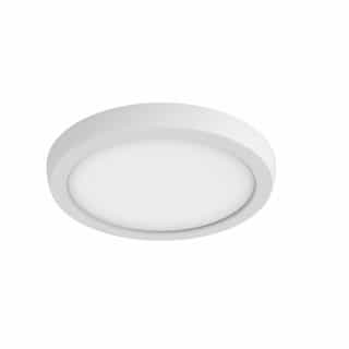 Nuvo 7-in 11W LED Blink Flush Mount, Round, 120V, CCT Selectable, White