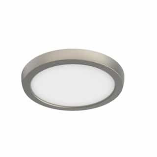 Nuvo 7-in 11W LED Blink Flush Mount, Round, 120V, CCT Selectable, Nickel