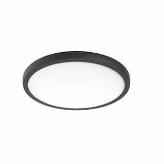 Nuvo 19-in 34W Blink Pro Surface Mount, Round, 120V-277V, CCT Select, Black
