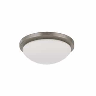 11-in 18W LED Button Flush Mount Fixture, 1700 lm, 120V, 3-CCT Select