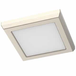 5-in 8W Square Blink Performer Fixture, 730 lm, 120V, 5-CCT, Nickel