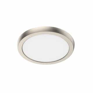 Nuvo 7-in 10W Round Blink Performer Fixture, 980 lm, 120V, 5-CCT, Nickel
