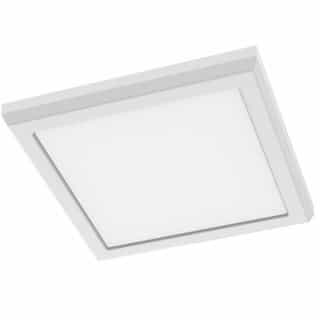 7-in 10W Square Blink Performer Fixture, 980 lm, 120V, 5-CCT, White