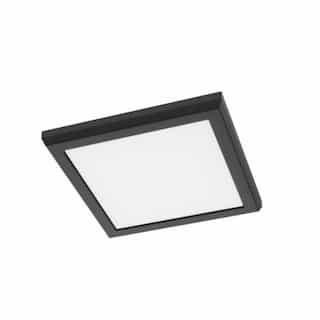 7-in 10W Square Blink Performer Fixture, 980 lm, 120V, 5-CCT, Black