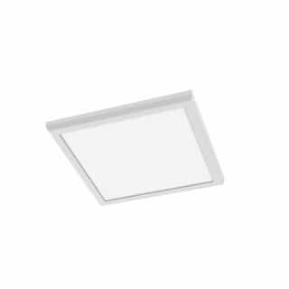 9-in 11W Square Blink Performer Fixture, 1100 lm, 120V, 5-CCT, White