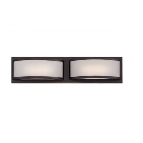 Nuvo 9.6W Mercer LED Wall Sconce Light, Georgetown Bronze