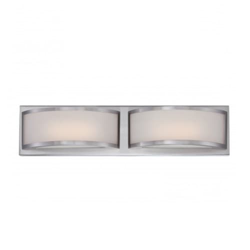Nuvo 20W Mercer LED Wall Sconce Light, Brushed Nickel