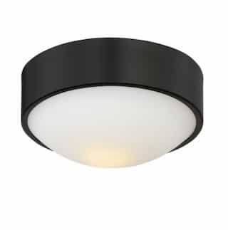 Nuvo 16W Perk 9in LED Flush Mount, Aged Bronze