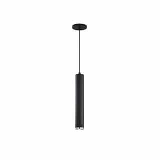 Nuvo 16-in 12W Century LED Pendant, 1020 lm, Matte Black & Brushed Nickel