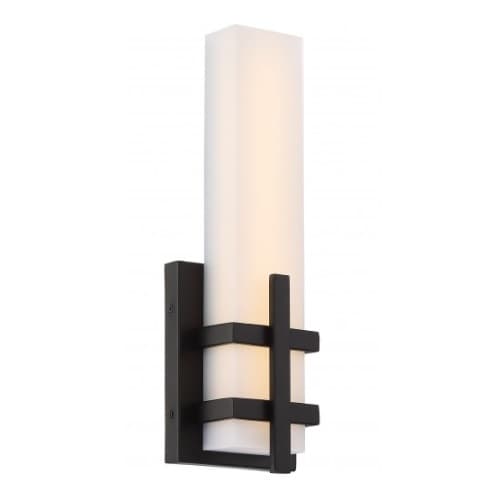 Nuvo 13W Grill LED Wall Sconce, Single, Aged Bronze
