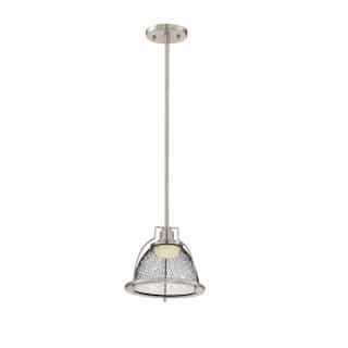 Nuvo 12W Tex LED Pendant Light, Small, Brushed Nickel