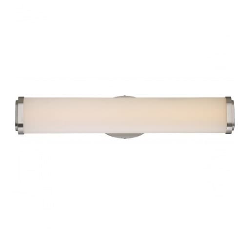 Nuvo 26W Pace Double LED Wall Sconce Light, Brushed Nickel, LED Light
