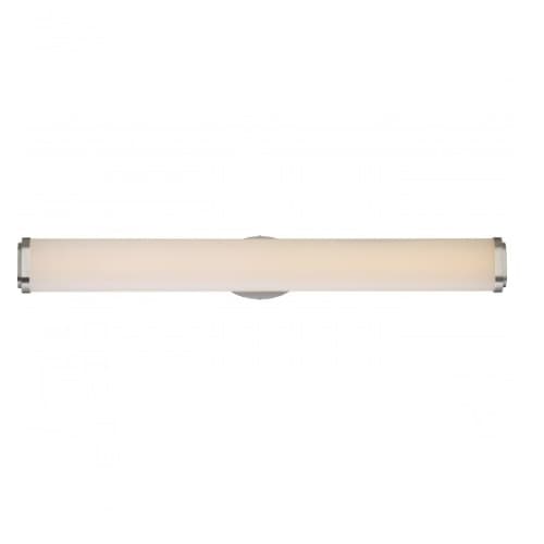 Nuvo 117W Pace 36" ED Wall Sconce Light, Brushed Nickel, LED Light