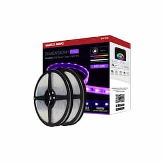 Nuvo 64-ft 68W Dimension Pro Tape Light, 6300 lm, 24V, Plug Connection