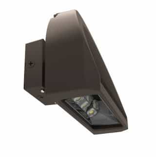 32W LED Arc Wall Pack Light, Adjustable, Bronze, 5000K