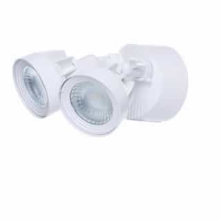 Nuvo 24W LED Security Light, Dual Head, White, 3000K