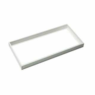 Nuvo 2x4 LED Flat Panel Frame Kit, White