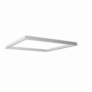 2x2 LED Flat Panel Flange Kit, White