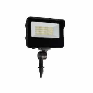 15/25/35W LED Flood Light w/Sensor, 120V-347V, CCT Selectable, Bronze