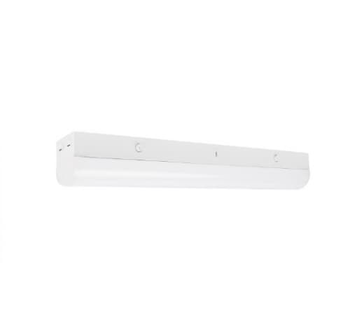 2-ft 20W Linear Utility, Dimmable, 100V-277V, Selectable CCT, White