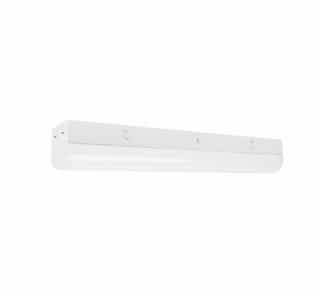2-ft 20W Linear Utility, Dimmable, 100V-277V, Selectable CCT, White