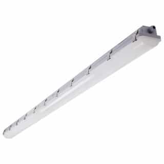 8-ft 72W Linear Vapor Proof Fixture, 347V, 9360 lm, CCT Select, Gray