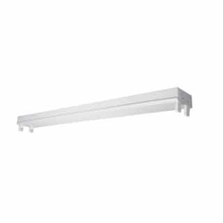 Nuvo 2-ft T8 Ready Empty Body Fixture, 2 Lamp, White