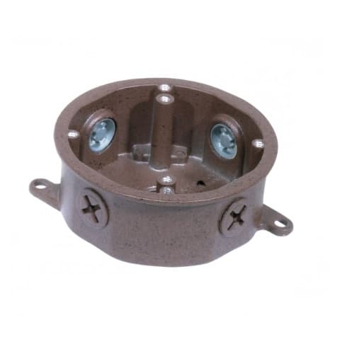 Nuvo Die Cast Outdoor Electrical Junction Box, Old Bronze