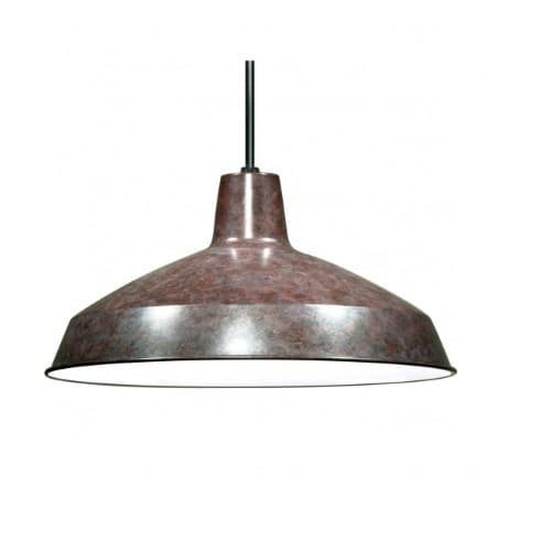 Nuvo Warehouse Shade Pendant Light Fixture, Old Bronze