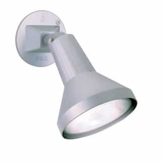 8in Security Flood Light w/ Adjustable Swivel, PAR38, 1-light, White