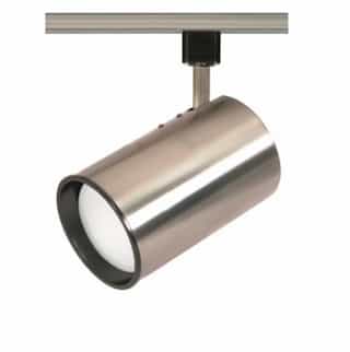 Nuvo 75W Track Light, R30, Straight Cylinder, 1-Light, Brushed Nickel