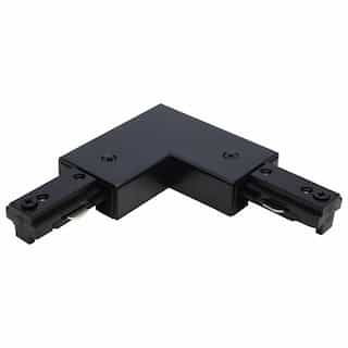 L Connector with Reverse Polarity, Black