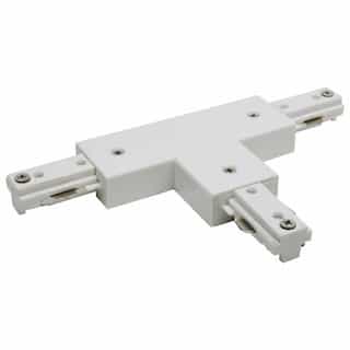T Connector with Reverse Polarity, White