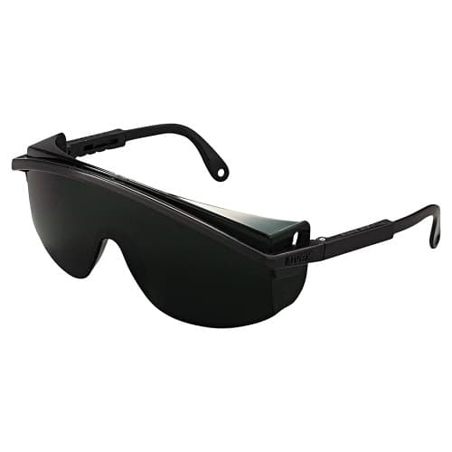 Black Frame Gray Lens, Astrospec 3000 Eyewear, Anti-Fog