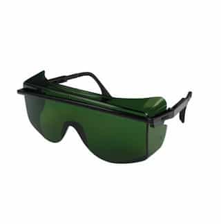 Black Frame Over-The-Glass 3001 Safety Spectacle