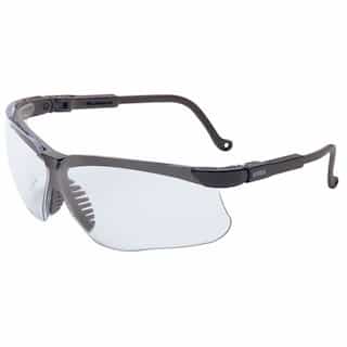Uvex Black Frame Clear Lens Genesis Eyewear