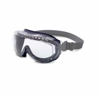 Flex Seal Goggles w Anti-Fog & Anti-Scratch Coating, Clear Lens, Navy